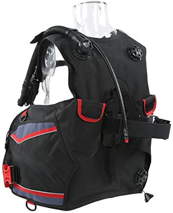Ycauty Giubbotto da Immersione Forte Supporto per la Schiena Facile Ventilazione per Sport Acquatici Materiale in Nylon 1000D (M)