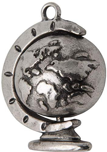 12 PEZZI Ciondolo Mappamondo girevole decorazione bomboniera