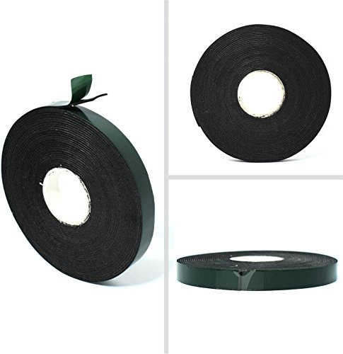 5m x 10mm x 1mm Doppelseitiges Klebeband Schwarz Schaumstoff Montageband Montageklebeband Rolle Auto Kfz