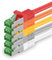1 M Cat.7 Network Cable Pack of 5 Cat7 Patch Cable Lan Cable Ethernet RJ45 10 Gbit/s (All Internet Speeds) 5 Colors 1 Meter