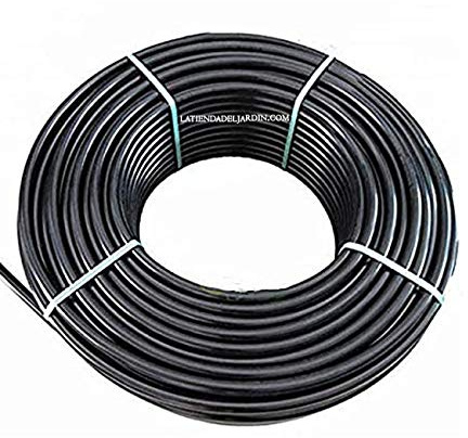 Suinga PE-Rohr 18mm | Landwirtschaftsrohr 18mm 2,5 bar 200 Meter | Bewässerungsrohr 18mm | Bewässerungsschlauch 18mm | Tropfbewässerungsrohr 18mm, schwarz
