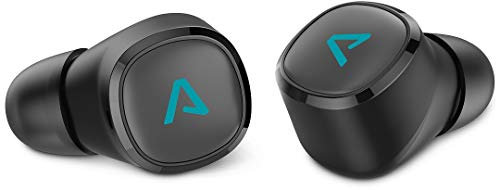 Lamax Dots2 True Wireless Bluetooth Sehr Kleine Kopfhörer mit kabelloser Aufladung, Kabellose Ohrhörer mit Bluetooth 5.0, USB-C, intensivem Bass, Musikwiedergabezeit von 36 Stunden