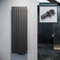 ELEGANT Design Heizkörper Flach 1600x539mm mit Anthrazit Multiblock Thermostat Flachheizkörper Anthrazit Einlagig Vertikal Heizkörper Mittelanschluss