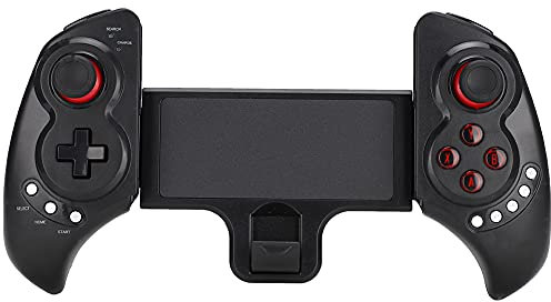 Spielgriff, ABS Flexible 5 Multimediatasten, Bluetooth 4.0 Drahtlose Übertragung, Gamepad-Controller, für Handy-Tablet-Computer