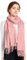 ELF KUCKUCK Schal Damen Winter Baumwolle Winterschal Pashmina, BB Pink
