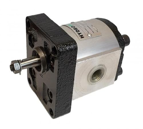HYDROMOT Hydraulikpumpe, Zahnradpumpe, BG 1, europ. Flansch, Gewindeanschluss, kon. Welle 1:8, Schluckvolumen von 1 bis 7,9 cm³/U, rechtsdrehend Größe 2 ccm