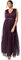 Maya Deluxe Damen Maya Deluxe Women's Maxi With Ruffle V Neck Sleeveless High Empire Waist Long Prom Guest Weddi Bridesmaid Dress, Berry, 52