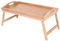 Virsus Vassoio da letto in Legno di Bambù con manici, 50x30x21 cm, richiudibile con gambe pieghevoli per colazione a letto, tavolino porta Pc, per mangiare in montagna, mare, campeggio, 2415F