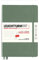 LEUCHTTURM1917 366029 Akademischer Wochenplaner Medium (A5) 2023, 18 Monate, Olive, Englisch