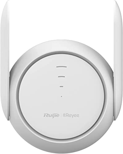 Reyee Repetidor de señal extensor WiFi, 1200 Mbps, cobertura de hasta 7800 pies cuadrados.