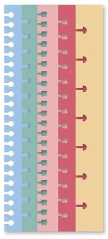 Craftelier - Set mit Bindekanten für Scrapbooking, Basteln und Kartenherstellungsprojekte, geeignet für verschiedene Materialien, Größe zwischen 16,2 x 0,8 cm und 16,8 x 0,8 cm