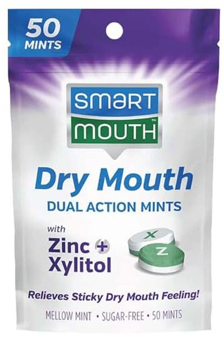SMART MOUTH Dry Mouth Dual Action Mints 50ct.
