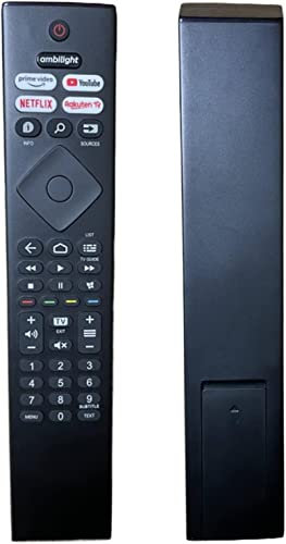 Nuovo HR45B-GJ01 398GR10BEPHN0041HR telecomando per tv philips Applicabile a 2020-2021 Model Ambilight LCD LED 4K UHD Smart TV