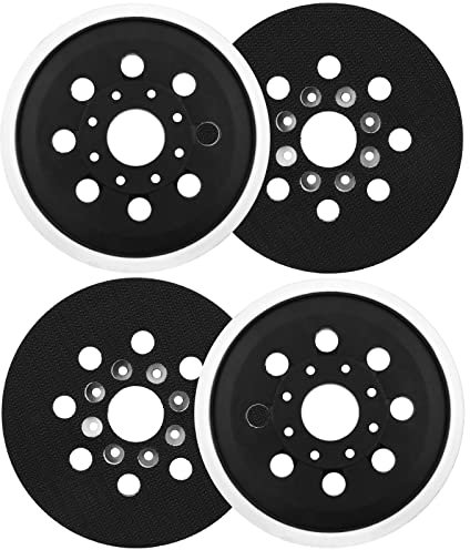 Gnellkoor Almohadilla de lija para lijadora orbital Bosch, 4 piezas de 5 pulgadas de gancho y bucle RS034 y RS035 compatible con Bosch ROS10 ROS20 ROS20VS ROS20VSC ROS20VSK GEX12V GEX18V