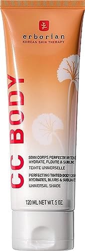 Erborian - CC Body Cream - Perfektionierende Getönte Körpercreme - Feuchtigkeitsspendend, Kaschiert, Verschönert - Koreanisches Kosmetik Produkt - Universalfarbe - 120 ml