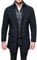 Giaccone piumino uomo Sartoriale giacca Soprabito Elegante casual Invernale (M, #152 Nero)