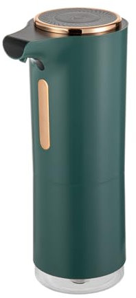 Seifenspender Automatisch, Wiederaufladbarer Elektrischer Seifenspender mit Sensor Infrarot, 250ml Berührungsloser Automatischer Seifenspender für Küche Dusche (Grün)