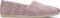 TOMS Damen Alpargata Cloudbound Flacher Slipper, Vintage Pink Cozy Global Woven Faux Fur, 39 EU
