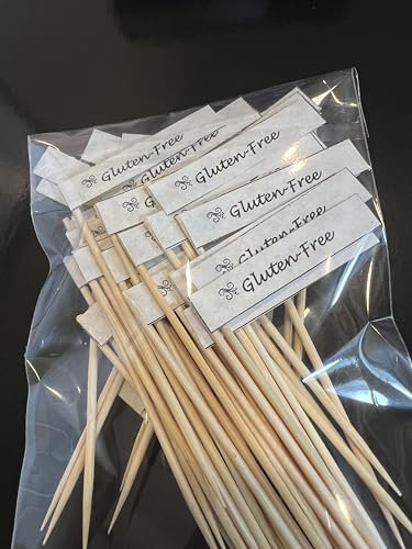Glutenfreie Etiketten für Lebensmittel und Catering