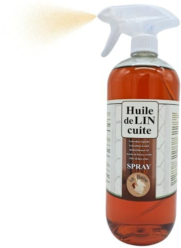La Baille - Leinölfirnis Sprühöl für Holz – einfache Anwendung – Schutz & Pflege für Möbel, Parkett & Verkleidungen – innen/außen – imprägniert, schützt & belebt die Holzfarbe – wetterfest.