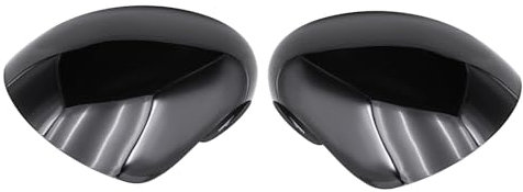 KYYET Gloss Black Door Wing Mirror Cover Cap Casing Fits For Mini 2014-2019 F55 F56 F57 F60 RHD