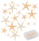 YILANJIN Seestern Deko, Mini Seesterne,20 Stücke 3-5cm Seestern,Seesterne Natürliche Echte Deko für Strand-Themenparty Wohnkultur DIY Handwerk, Hochzeitsdekoration, Heimdekoration und Bastelprojekte