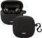 KUSINHOKA Custodia Compatibile con Xiaomi Redmi Buds 6 Lite, Cover Protezione in Silicone con Gancio Portachiavi, Morbido Antiurto Portatile Custodia Protettiva [Ricarica Wireless], Nero