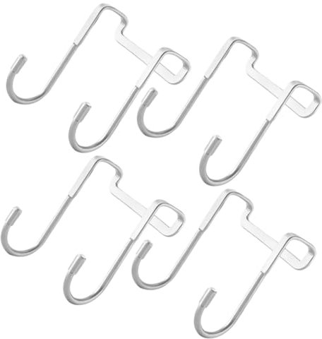 OKUMEYR 4 Stück Türhaken Aus Edelstahl Kleiderhaken Für Schranktüren Handtuchhalter Vielseitig Verwendbar