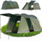 Camping Zelt 4 Personen Zelte 5000mm wasserdichte Tunnelzelt Familienzelt Gruppenzelt Vorzelt Sonnensegel Tipi-Zelt Groß Campingzelt mit Schlafkabine Glamping-Zelt mit abnehmbarem Zeltboden