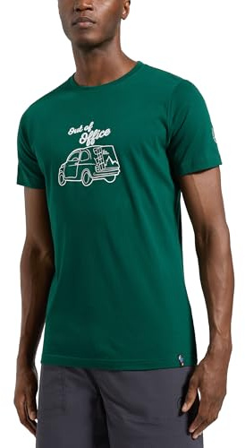 LA SPORTIVA Herren Shirt T-Shirt Kurzarmshirt Baumwollshirt Cinquecento T-Shirt, Farbe:Grün, Artikel:-721721 Jungle, Größe:L