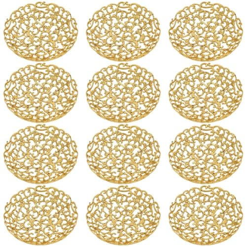 Ramadan-tablett, 12 Stück, Ausgehöhltes Tablett Für Den Schreibtisch, Dekorativer Aufbewahrungskorb, Eid Mubarak-tablett, Ramadan-teller, Wiederverwendbarer Snack-servierteller Für Den Schreibtisch