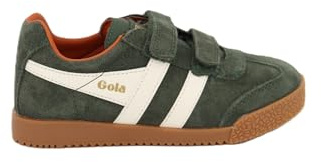 Gola Unisex Kids Trainers with Strap Harrier, Green, 8.5 UK Child