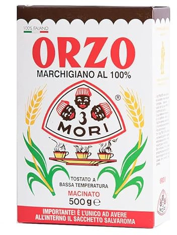 Tre Mori Orzo Macinato e Tostato a Bassa Temperatura 6 Confezioni da 500gr con Sacchetto Salva Aroma - Adatto a Tutte le Macchina da Caffè