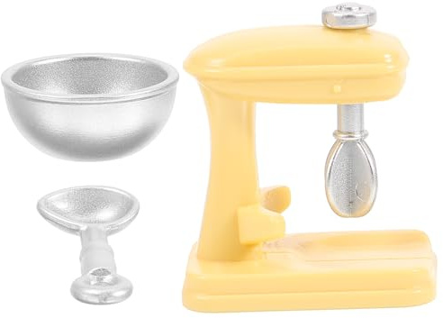 BESPORTBLE Miniature Kitchen Mixer Model White Dollhouse Accessory Small Kitchen Appliance Simulated Mini Blender for Dollhouse Decoration and Play