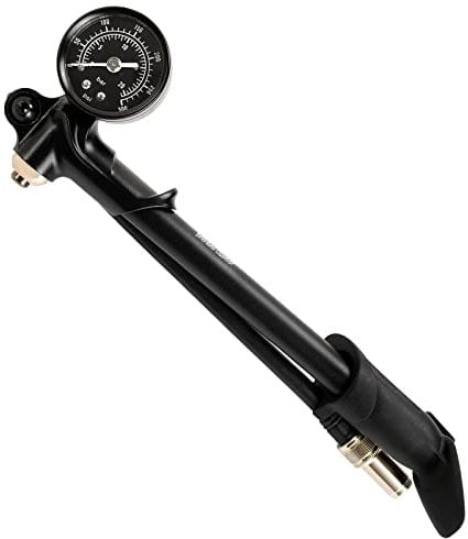 DNM Hochdruck 300 PSI (20 bar) max. Vorderradgabel und Stoßdämpfer hinten, tragbare Mini-Pumpe mit Luftentlüftungsknopf