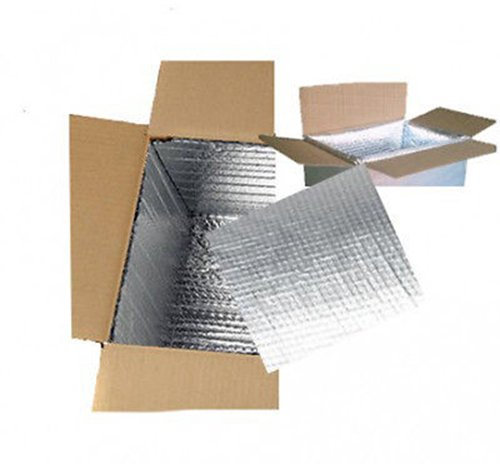 Thermofolie Luftpolsterfolie ALU - Wärmedämmende Isolierungsfolie aus Aluminium - Wärme Isolierung - Schalldämmung - Wasser - & Dampfresistent- 3 lagig - 100cm x 2m