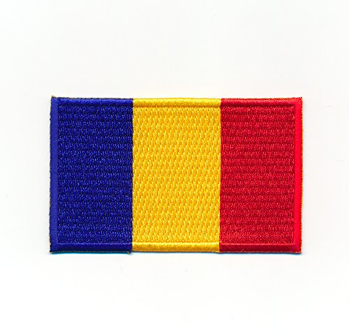 hegibaer 80 x 50 mm Rumänien Bukarest România Flagge Flag Patch Aufnäher Aufbügler 1051 X