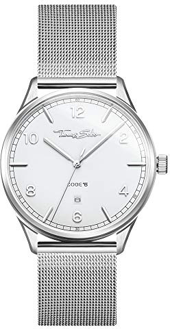 Thomas Sabo Unisex Armbanduhr Code TS Analog Quarz Edelstahl WA0338-201-202-40 MM
