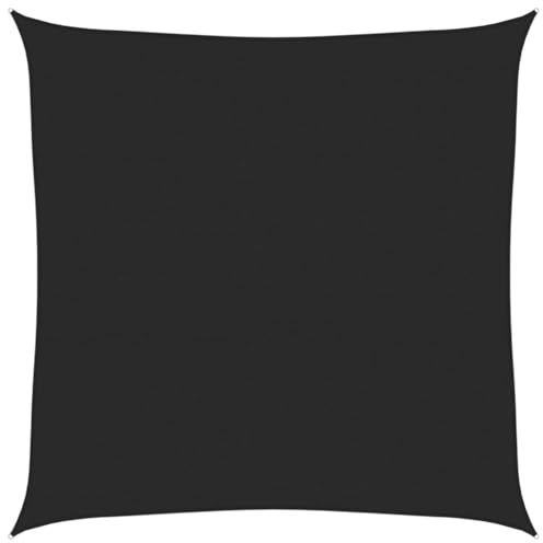 vidaXL Sonnensegel Sonnenschutz Windschutz Sonnendach UV Schutz Sonnenschutzsegel Schattenspender Garten Terrasse Balkon 160g/m² Schwarz 4,5x4,5m HDPE