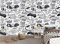 Papier peint photo design jeux vidéo casque joysticks Wall Decor 366 cm x 254 cm Poster géant en papier pour chambre de garçon et enfant
