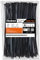 Oksdown 100 Pack Black Plastic Cable Ties 150mm×2.5mm Small Nylon Zip Ties Premium Self Locking 6 inch Mini Tie Wraps