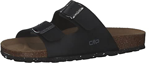 CMP Eco Thalitha Slipper, Slide sandal, Nero,
