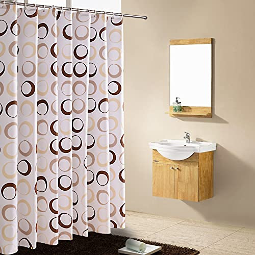Misounda Tenda Da Doccia In Poliestere 280 X 200 cm, Impermeabile, Antimuffa, Lavabile In Lavatrice, Con Anello Per Tenda Da Doccia, Adatto Per Bagno, Cucina, Spogliatoio