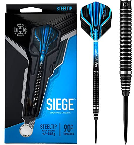 Harrows siege dartpfeile aus 90 % wolfram mit stahlspitze (21)