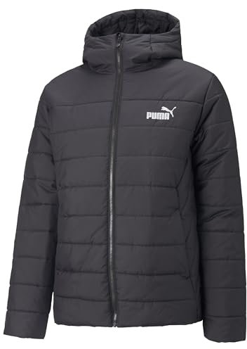 PUMA Ess Hooded Padded Jacket, Giacca Imbottita Unisex, Black, M