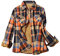 Winter Mantel Damen Kariertes Hemd Plaid Fleecehemd Langarmhemd Samt Warm Winterjacke Sweatjacke Wolltuch Mantel Arbeitshemd Atmungsaktiv Holzfällerjacke Outwear