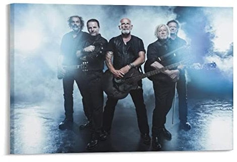 JEYUAN Kunstdruck Poster 50 * 70cm Senza Cornice Santiano Rock Singer Musica Copertina Poster Tela Wall Art Immagini per Camera da Letto Wall Art Regali Decor