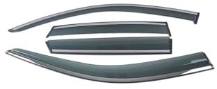 Car Door Window Visor for Au&di A3 8P1 8V 8Y 2003-2023 Car Window Sun Rain Shade Visors Shield Shelter Protector Cover Trim Frame Sticker Accessories (Color : SPORTBACK 8P1 03-13)