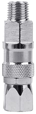 1/10.2 cm Airless-Drucksprühschlauch Drehgelenk geeignet für Farbsprüher Edelstahl Werkzeugteile Zubehör Schlaucharmaturen Zoll Kunststoff Gartenschlauch Quick Connect Ventile Anschlüsse Schließen