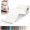 Flicken Selbstklebend Stoff, Cahomo Leinenstoff Patches Selbstklebend, 10x200 cm Leinen Reparatur Patches für Sofa, Autositze, Bootssitze, Bürostuhl, Vorhang - Weiß